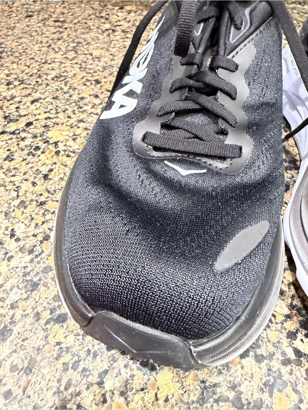 Hoka Black and White Road-Running Trainers ladies 10.5 - Picture 4 of 11